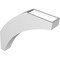 Ekena Millwork 3 1/2-in. W x 20-in. D x 20-in. H Thorton Architectural Grade PVC Knee Brace BRCP035X20X20THR - alternate 4